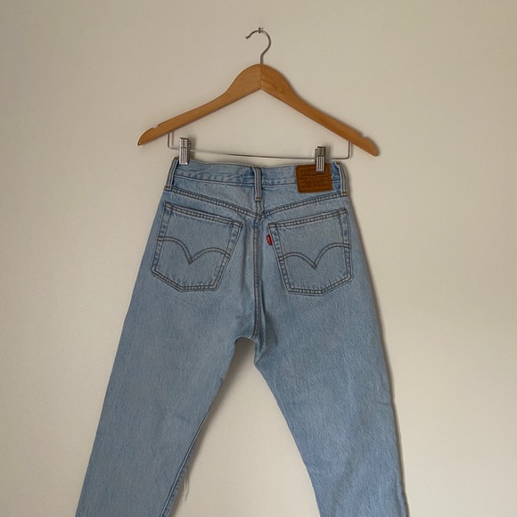 Levi’s Wedgie Jean Light Wash High Waist Vintage Style Size 25 - Picture 10 of 11